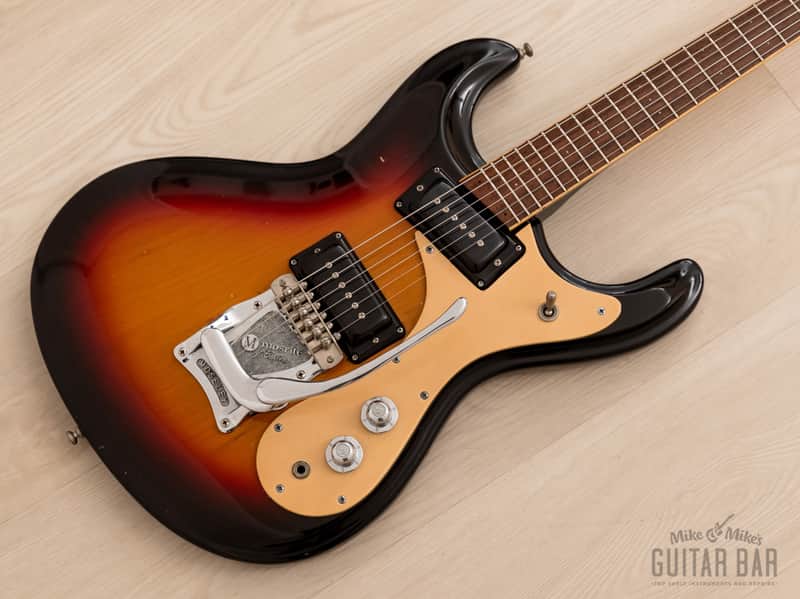 1978 Mosrite Ventures Model Vintage Guitar Sunburst w/ Moseley, Case image 1