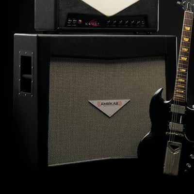 KOMET Ambikab, offen in schwarz, 160Watt Gitarren-Verstärker-Box (3-Weg Wet/Dry/Wet), Celestion Speaker image 6