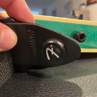 Fender Thinline 2022 - Green Sparkle - Dual Binding image 8