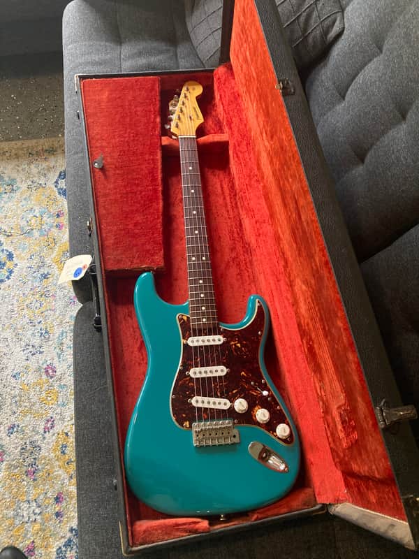 Fernandes The Revival 1983 - Turquoise w/ Duncan Pickups image 1