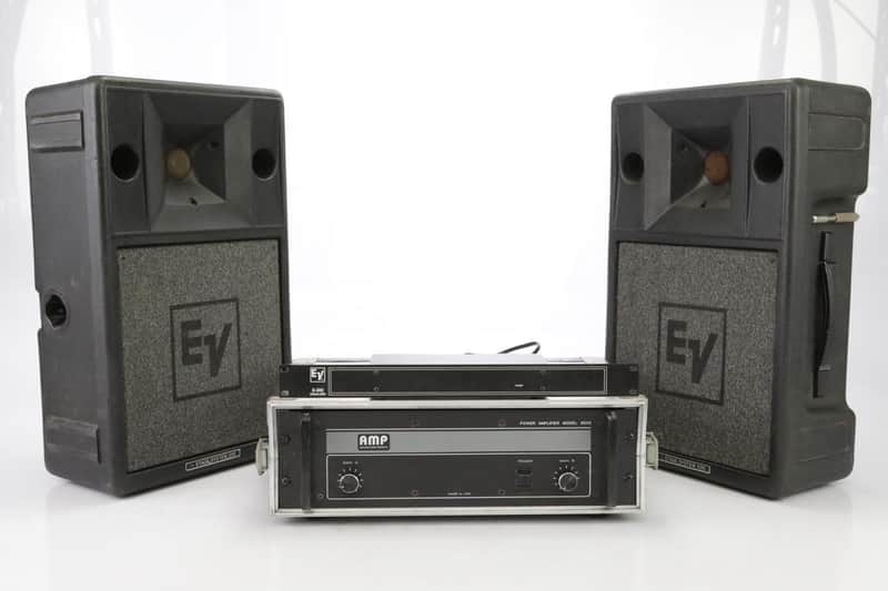 EV Electro-Voice Stage System 200 Loudspeakers AMP 8000 & | Reverb