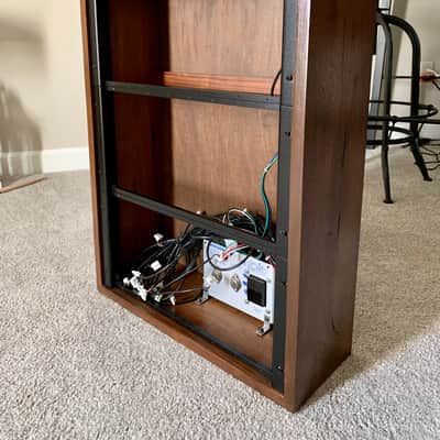 Custom Walnut 5U / Dotcom / Moog Format Powered Synthesizer Case image 3