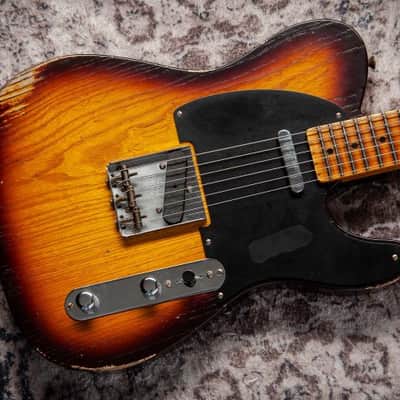 Fender Custom Shop ’51 Telecaster Relic Chocolate 2-Tone Sunburst image 4