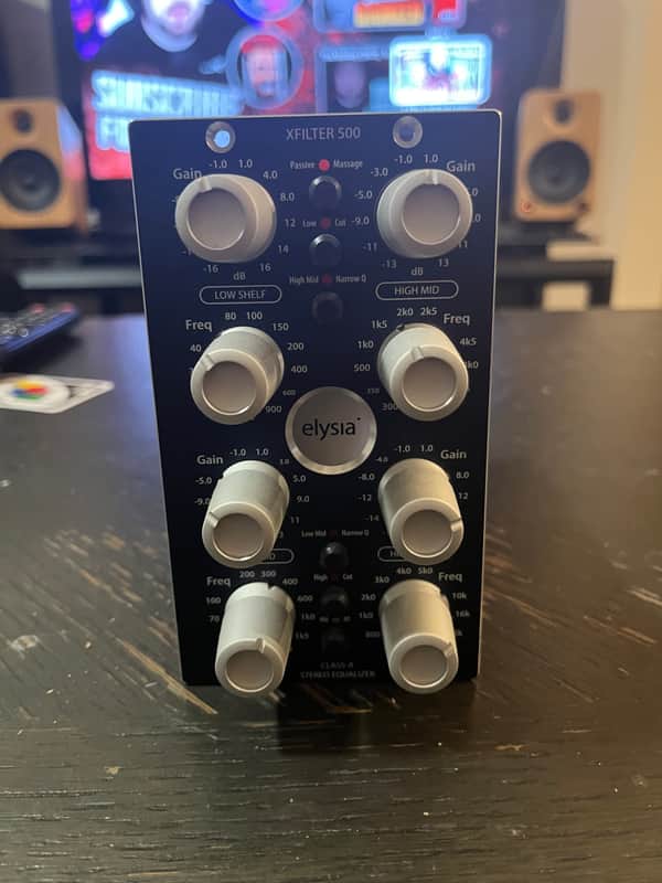 Elysia xfilter 500 Stereo 500 Series Equalizer Module 2010s - Blue image 1
