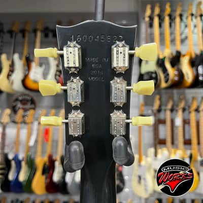 Gibson Les Paul 50 Tribute Satin Ebony Black image 6