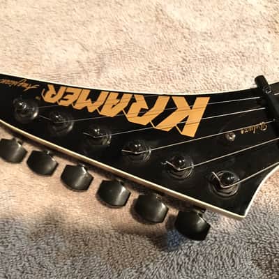 Kramer Pacer Deluxe 1987 Candy Apple Red Bound Headstock 12th Fret Kramer Inlay image 5