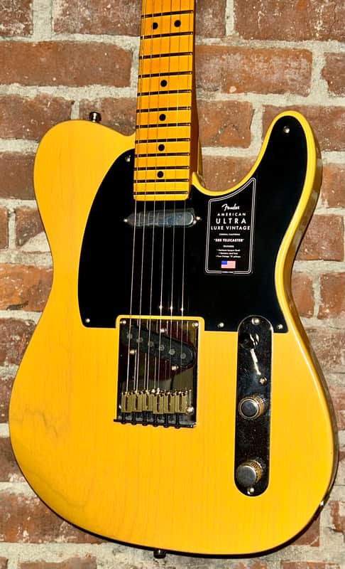 NEW Fender American Ultra Luxe Vintage '50s Telecaster - Butterscotch Blonde, Support Small Business and Buy It Here!