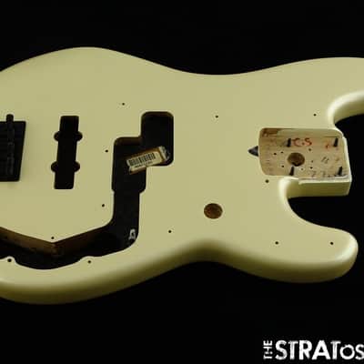 Fender Duff McKagan Deluxe Precision P BASS BODY + HARDWARE, White Pearl image 1