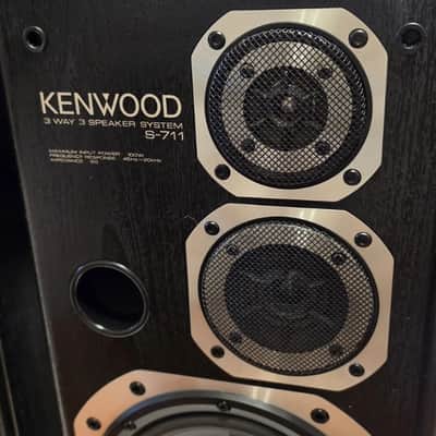 KENWOOD 3 WAY BASS REFLEX /BLACK/8 OHM/MADE IN JAPAN image 6