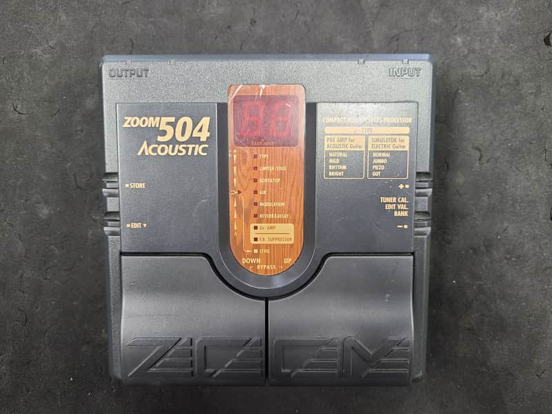 Zoom 504 Acoustic Compact Multi Effects Processor image 1