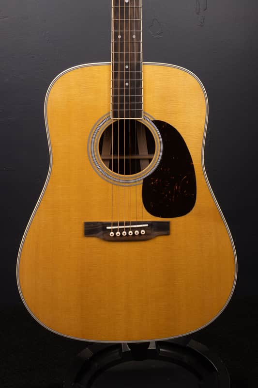 Martin D-35 Standard Dreadnought Acoustic Guitar Natural w/Case image 1
