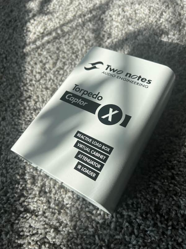 Two Notes Torpedo Captor X 8ohm Stereo Reactive Load Box / Attenuator 2020 - White image 1