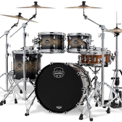 MAPEX IT SR504XZXG DRUM SET SATURN VI BLACK INK BURST image 2