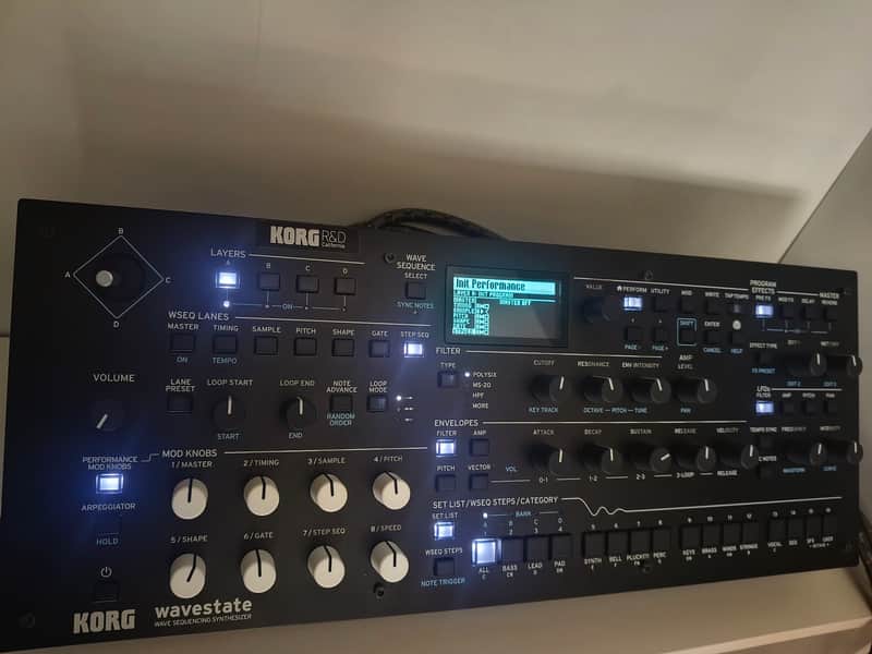 Korg Wavestate MkII Module Wave Sequencing Synthesizer 2024 - Present - Black image 1