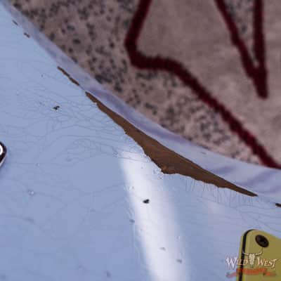 Fender Custom Shop 1962 Stratocaster Hand-Wound Pickups AAA Dark Rosewood Slab Board Relic Sonic Blue image 13