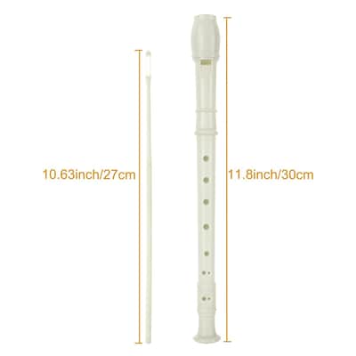 16 Pack 8 Hole Recorder Flute, Plastic Recorders Musical Instruments With Cleaning Rod, Beginner Recorder Soprano Recorder For Music image 2