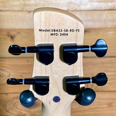 Kala Solid Body 4-String Fretted U-BASS - Candy Apple Red image 7
