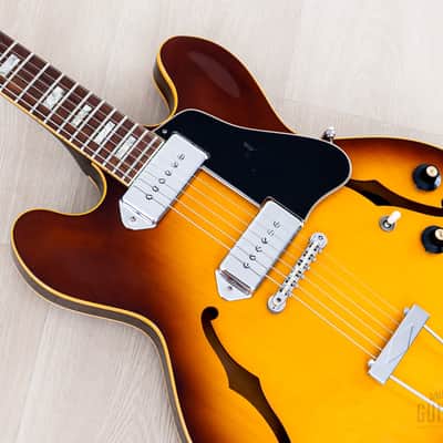 1968 Gibson ES-330 TD Long Neck Vintage Guitar Ice Tea Sunburst, Collector-Grade w/ Case image 8