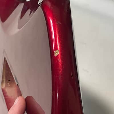 1983 Matsumoku Era Made in Japan Kramer Focus 2000 Candy Apple Red Guitar Body Floyd Ready image 13