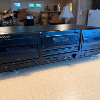 12434 Vintage KENWOOD KX-W4060 Stereo Dual Cassette Player Recorder GREAT SHAPE image 2
