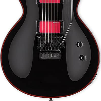 ESP LTD GH-200 Gary Holt Signature Electric Guitar, Roasted Jatoba Fingerboard, Black image 1