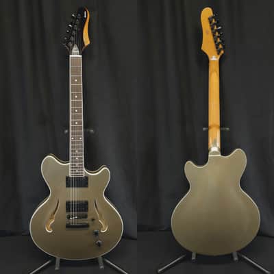 Tagima Ekosonic Hollow Body Electric Guitar Hard Case image 2
