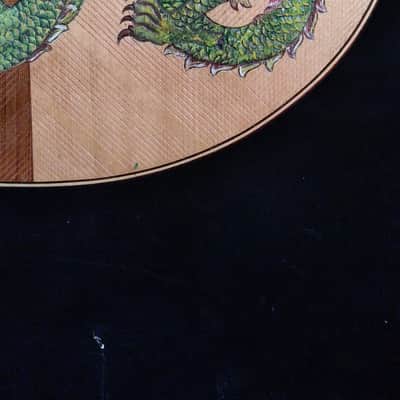 Blueberry Handmade Acoustic Guitar Grand Concert Dragon image 3