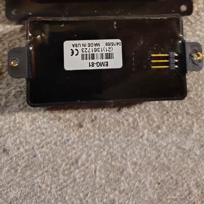EMG 81/M-50 Active Humbucker set 2010s - Black image 2