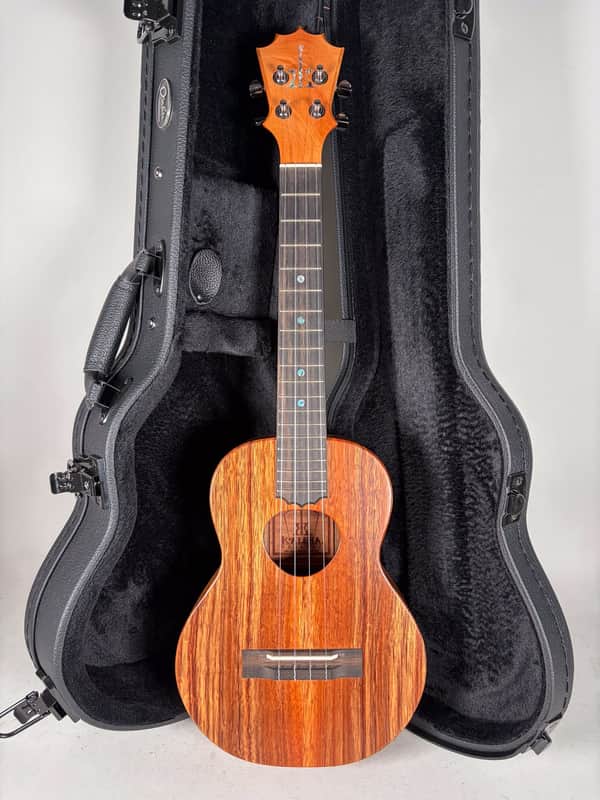 2026 KoAloha KTM-10 Pikake Tenor Ukulele Solid Koa w/HSC image 1