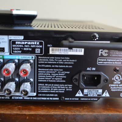 Marantz NR1506 4k 5.2 Channel 100 Watt AV Receiver image 7