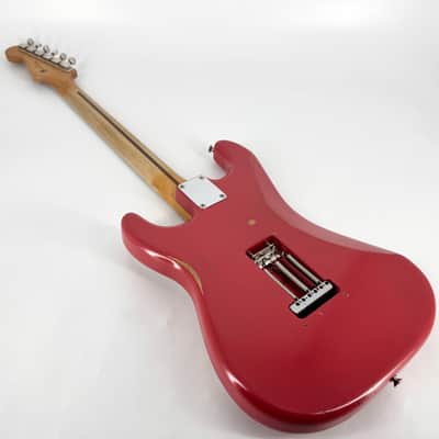 2021 Fender Vintera Road Worn 50’s Stratocaster – Fiesta Red image 3