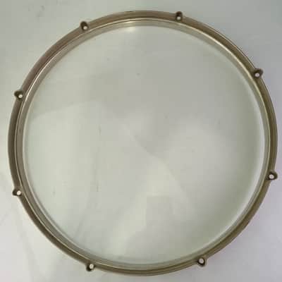 *Ludwig Standard/Silver Anniversary 14"Snare Drum Batter Rim/Hoop NOB Brass 30s* image 6