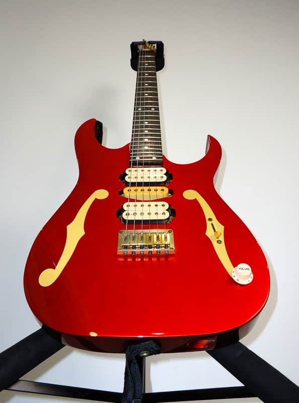 1994 Ibanez Paul Gilbert PGM500 Candy Apple Guitar PGM 500