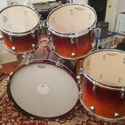Tama Starclassic Early 2000s Made in Japan - Dark Cherry Fade. Includes cases and stand. image 14
