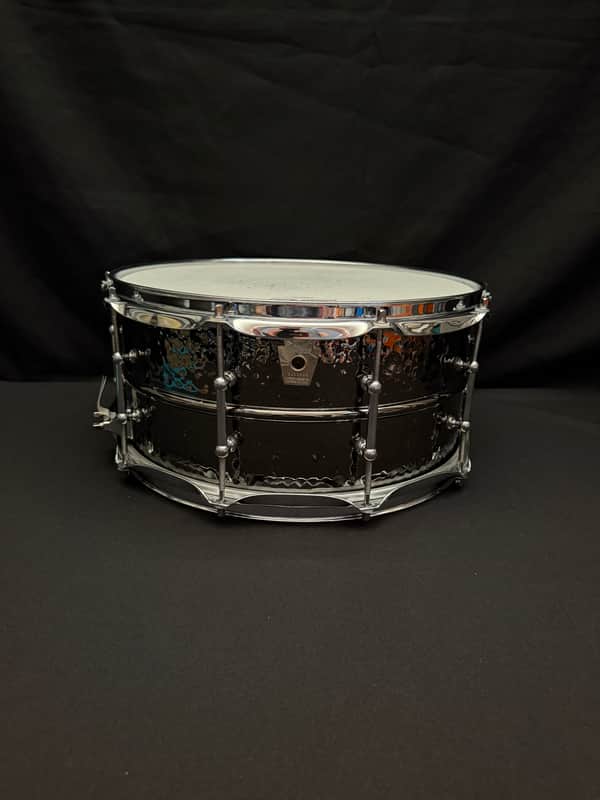 Ludwig LB417KT 14” x 6,5” Black Beauty Hammered snare drum imagen 1