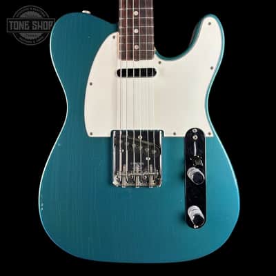 Vintage 1966 Fender Telecaster Factory Refin Lake Placid Blue w/OHSC TSU24885 image 1