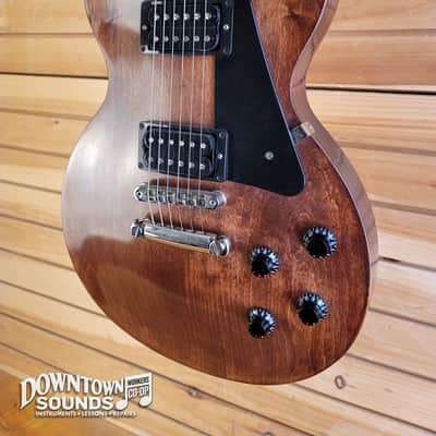 2017 Gibson Les Paul Faded T Electric Guitar with Gibson Soft Shell Case - Worn Brown, 7lbs 6oz image 3