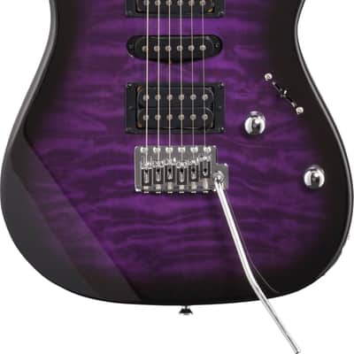 Ibanez GRX70QA Gio Electric Guitar, Jatoba Fingerboard, Violet Sunburst image 1