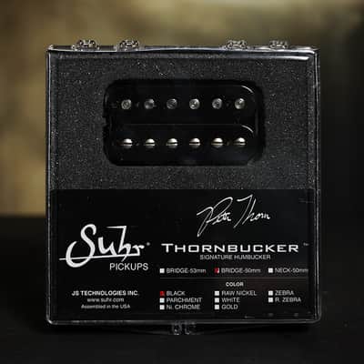 SUHR Thornbucker PAF Bridge Lead Humbucker Pickup Black 50mm - Pete Thorn Signature Model
