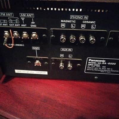 Panasonic  RA-6500 1978 Bronze look with wood body image 8