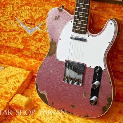2021 Fender Custom Shop 1960 Telecaster Heavy Relic-Champagne Sparkle. image 24