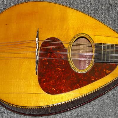 Vintage Weymann & Son Mandolute Curved-Back Mandolin Flame Maple - USA image 3