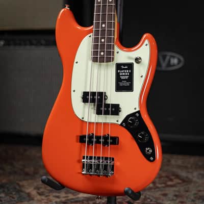 Fender Player II Mustang Bass PJ - Rallye Orange image 3