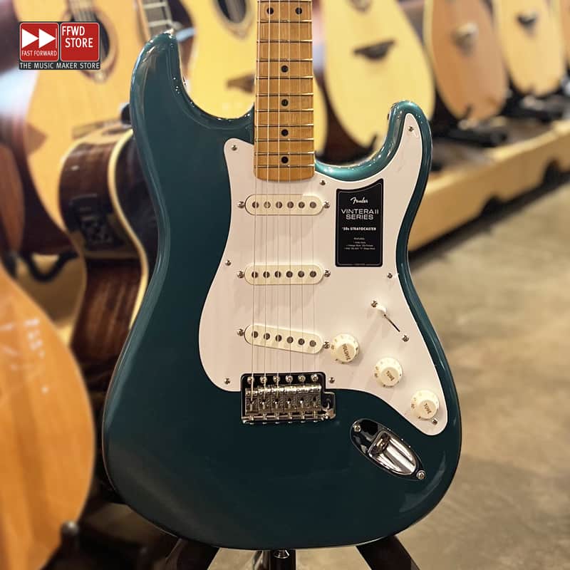 Fender Vintera II '50s Stratocaster with Maple Fretboard - Ocean Turquoise image 1
