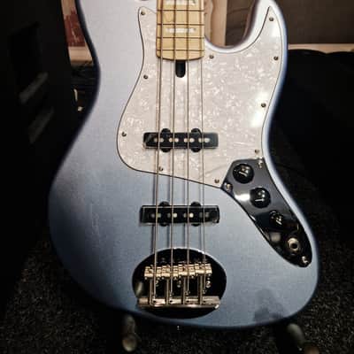 Lakland Skyline 44-60 Custom 2018 - Present - Ice Blue Metallic image 2