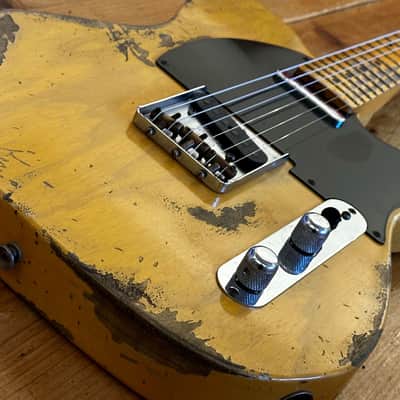 Fender Custom Shop 1953 RI Heavy Aged Butterscotch with OHSC & Docs image 3