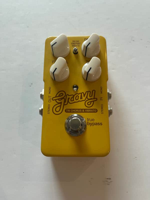 TC Electronic Gravy Tri Chorus & Vibrato Stereo Rare Guitar Effect Pedal image 1