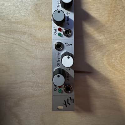 ALM/Busy Circuits ALM010 O/A/x2 Offset & Attenuverter Eurorack Synth Module 2015 - Present - Silver image 1