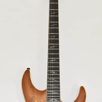 Schecter C-1 Exotic Spalted Maple Guitar Natural B-Stock 0313 image 3