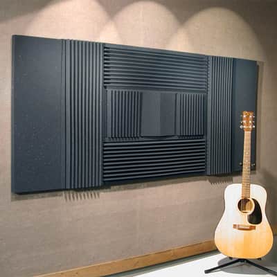 Arrowzoom New 12 pcs 20 x 20 x 5 cm Hemisphere Grid Acoustic Studio Foam Sound Absorption Panel image 8